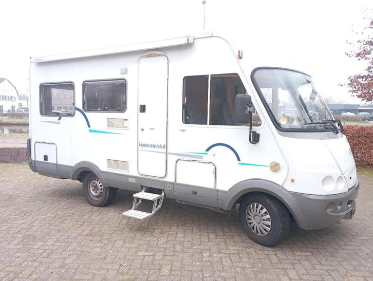 HYMERMOBILE STARLINE 550 2002  124000 KM 4 PERSOONS + CARPAS, Caravans en Kamperen, Campers, Particulier, tot en met 4, Alkoof