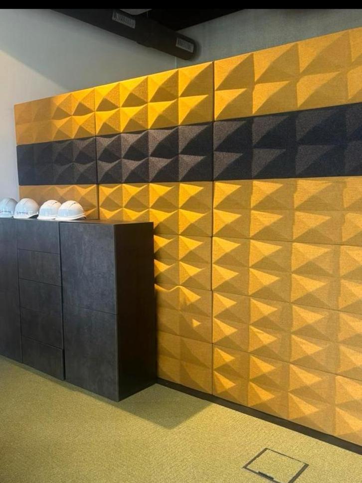 Roomdivider - scheidingswand +-20 m akoestische panelen, Huis en Inrichting, Woonaccessoires | Kamerschermen, Zo goed als nieuw