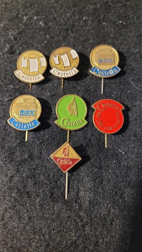 Castella zeep Nijmegen speldjes, Verzamelen, Speldjes, Pins en Buttons, Zo goed als nieuw, Speldje of Pin, Merk, Verzenden