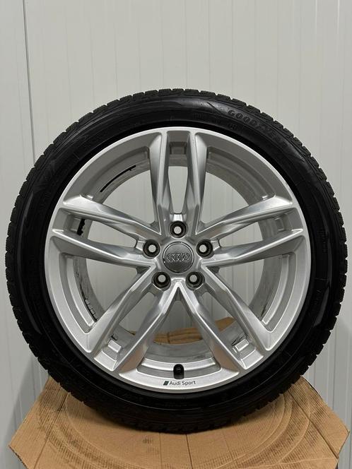 18” INCH AUDI A4 S-Line ORIGINEEL VELGEN 5x112 Zilver, Auto-onderdelen, Banden en Velgen, Velg(en), Zomerbanden, 18 inch, 225 mm