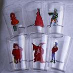 Complete set 6 verschillende Pinkeltje glazen jaren zeventig, Ophalen of Verzenden, Nieuw, Bierglas