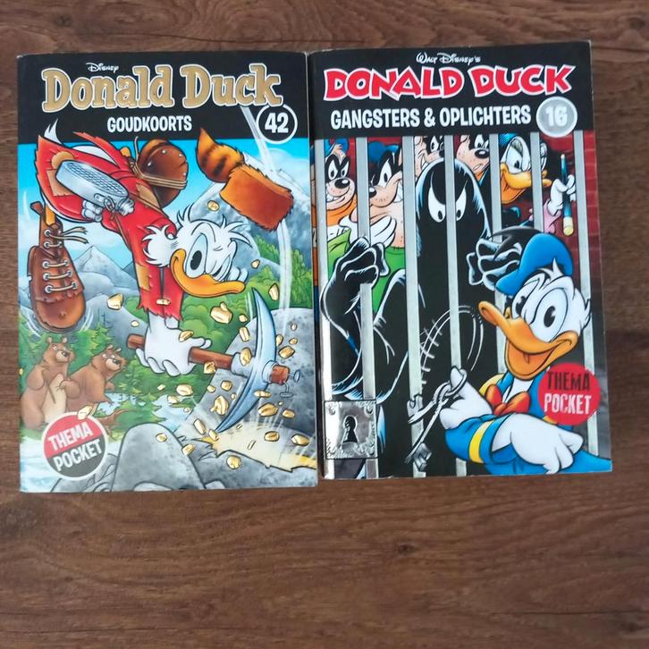 Donald Duck Thema Pocket - Goudkoorts & Gangsters, Boeken, Stripboeken, Gelezen, Meerdere stripboeken, Ophalen of Verzenden