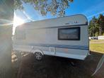 Hobby 470 Classic Caravan met Voortent en Luifel, Caravans en Kamperen, Caravans, Rondzit, Hobby, Omvormbare zithoek, 750 - 1000 kg