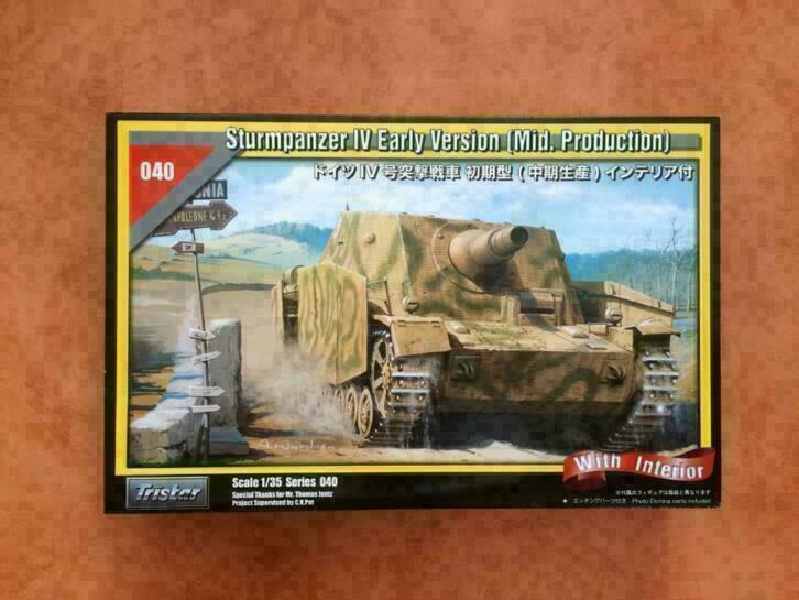 TRISTAR	35040	Sturmpanzer IV Early vers.  w/ interior	1/35, Hobby en Vrije tijd, Modelbouw | Auto's en Voertuigen, Nieuw, 1:32 tot 1:50