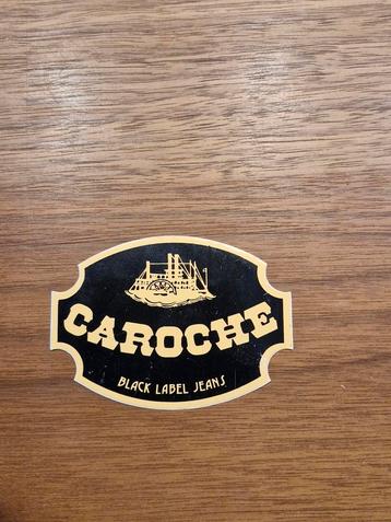 2398 Caroche Black Label Jeans Sticker  beschikbaar voor biedingen