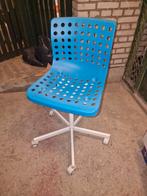 Blauwe bureaustoel - IKEA SKALBERG, Ophalen, Blauw, Zo goed als nieuw, Bureaustoel