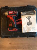 Milwaukee M18 slagschroevendraaier met accu, lader en koffer, Ophalen, Variabele snelheid, Boor- en Schroefmachine, Gebruikt