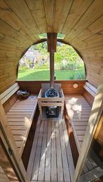 2M Barrel Sauna Gratis Levering en Plaatsing, Sport en Fitness, Sauna, Ophalen of Verzenden, Nieuw, Complete sauna