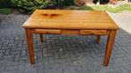 Grenen keukentafel met 2 laden, Huis en Inrichting, Tafels | Eettafels, Ophalen, Gebruikt, 100 tot 150 cm, 50 tot 100 cm