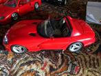 DODGE VIPER RT/10  BbURAGO ZONDER DOOS ALS NIEUW, Hobby en Vrije tijd, Modelauto's | 1:18, Ophalen of Verzenden, Zo goed als nieuw