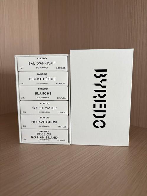 Nieuw: Byredo - Giftbox samples 6x: Blanche, Mojave etc, Sieraden, Tassen en Uiterlijk, Uiterlijk | Parfum, Nieuw, Ophalen of Verzenden