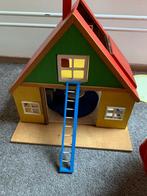 Mooi vintage poppenhuis met accessoires zware kwaliteit, Ophalen, Poppenhuis