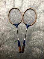 2 badmintonrackets vintage, Sport en Fitness, Badminton, Ophalen of Verzenden, Gebruikt, Racket(s)