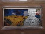Van Gogh munt, Gabon '15, 'Korenveld met kraaien' 1890, met, Zilver, Losse munt, Overige landen, Verzenden