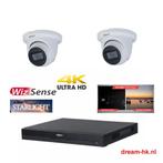 4MP Dahua Full Color IP PoE set /4CH NVR+2x camera's (f1.0), Ophalen of Verzenden, Nieuw, Buitencamera