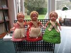 Antieke poppetjes 3x eierwarmers, Ophalen of Verzenden