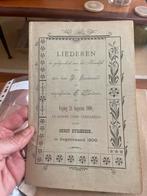 Huwelijksliederen 1900 - Zeldzaam Boekje, Ophalen of Verzenden