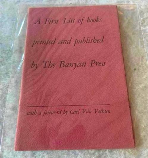 First List books Published by The Banyan Press 1948 vintage, Antiek en Kunst, Antiek | Boeken en Bijbels, Ophalen of Verzenden