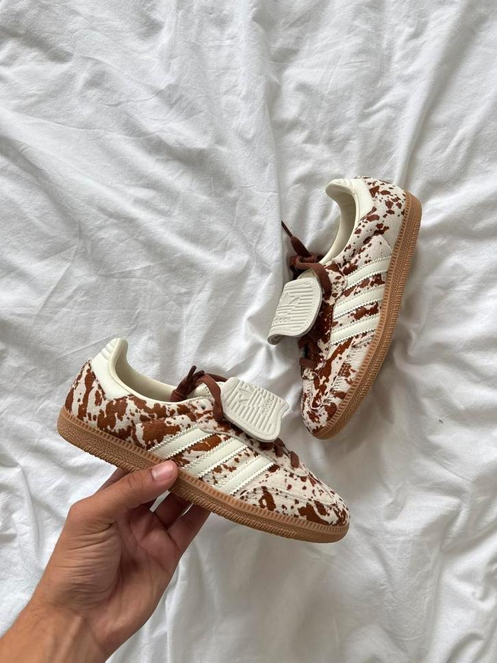 Adidas Samba LT Cow Print Brown White – Size EU36 2/3, Kleding | Dames, Schoenen, Nieuw, Sneakers of Gympen, Wit, Ophalen of Verzenden