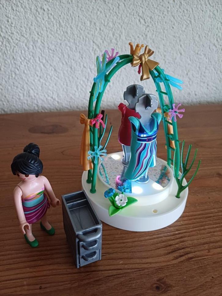 Playmobil styliste met verlichte etalage 5489, Kinderen en Baby's, Speelgoed | Playmobil, Zo goed als nieuw, Complete set, Ophalen of Verzenden