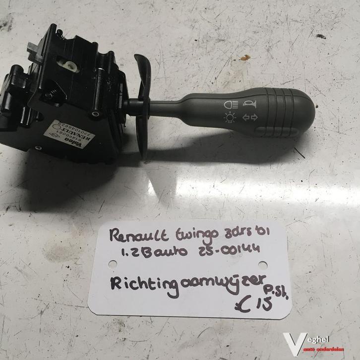 Renault Twingo 1.2 B autom.2001 2500144  Richtingaanwijzer, Auto-onderdelen, Dashboard en Schakelaars, Gebruikt, Ophalen of Verzenden