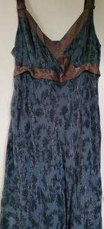 Zijden MONSOON Jurk / Avondjurk / Galajurk Maat: 46, Galajurk, Blauw, Maat 46/48 (XL) of groter, Ophalen of Verzenden