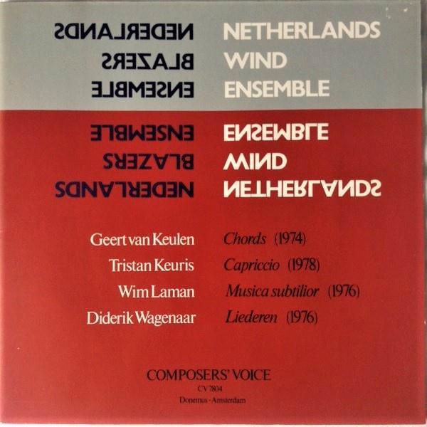 LP - Netherlands Wind Ensemble, Cd's en Dvd's, Vinyl | Klassiek, Zo goed als nieuw, Barok, Kamermuziek, 12 inch, Ophalen of Verzenden