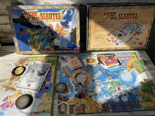 de schat en de sleutel Jubo [s275], Hobby en Vrije tijd, Gezelschapsspellen | Bordspellen, Zo goed als nieuw, Ophalen of Verzenden