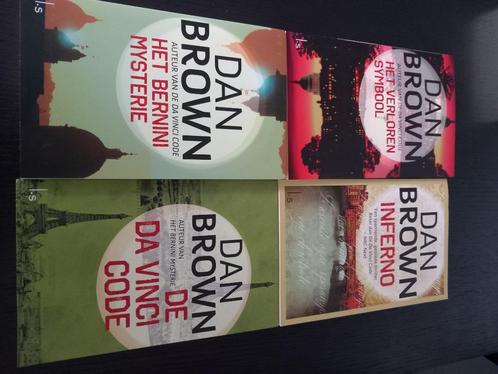 Dan Brown - reeks Langdon 1-4 (De davinci code etc), Boeken, Thrillers, Zo goed als nieuw, Amerika, Ophalen of Verzenden