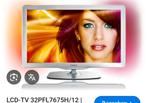 Philips LCD tv type: 32PFL7675H/12, Ophalen, Zo goed als nieuw, Philips