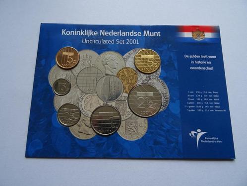 KNM uncirculated set 2001, Postzegels en Munten, Munten | Nederland, Setje, Overige waardes, Koningin Beatrix, Ophalen of Verzenden