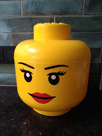 Lego Girl opbergbox/hoofd groot  beschikbaar voor biedingen