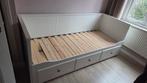 IKEA HEMNES bedbank, Huis en Inrichting, Slaapkamer | Bedden, Gebruikt, Wit, Tweepersoons, Ophalen of Verzenden