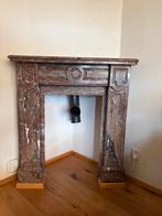 Marmeren Schouw, Bordeaux, Ophalen, Zo goed als nieuw, Vrijstaande haard