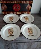 Emaille bord creme met haan, Ophalen of Verzenden