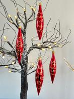 Set vintage kerstballen , pegels jaren 80 - 90, Diversen, Kerst, Ophalen of Verzenden, Zo goed als nieuw