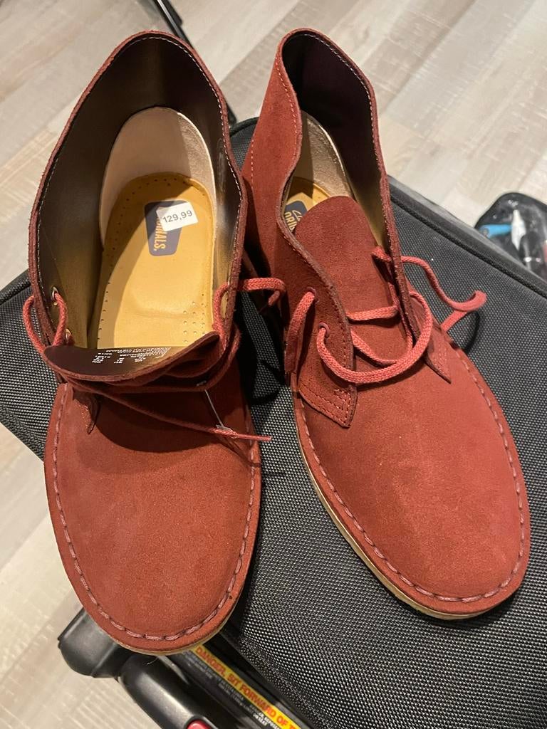 Clarks Originals Heren Schoenen, Ophalen of Verzenden, Zo goed als nieuw, Bruin, Veterschoenen
