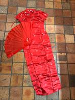 Chinese jurk maat 36 met waaier en haarspelden, Ophalen of Verzenden, Zo goed als nieuw, Maat 36 (S)