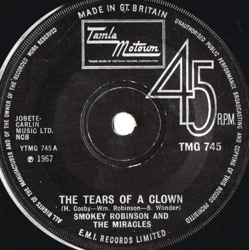 Smokey Robinson & the Miracles - Tears of a Clown (Single), Cd's en Dvd's, Vinyl Singles, Gebruikt, Single, R&B en Soul, 7 inch