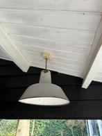 Stallamp licht grijs, brocante, Ophalen of Verzenden, Gebruikt