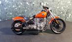 Harley Davidson 2016 Breakout oranje 1:18 Maisto, Hobby en Vrije tijd, Modelauto's | 1:18, Verzenden, Nieuw, Motor, Maisto