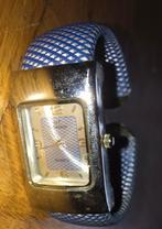 Dames horloge pols polshorloge blauw 15, Ophalen of Verzenden, Zo goed als nieuw