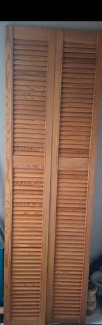 2 Grote Louvre Deuren - Decoratief!, Doe-het-zelf en Verbouw, Deuren en Horren, Ophalen, Gebruikt, Minder dan 80 cm, Binnendeur