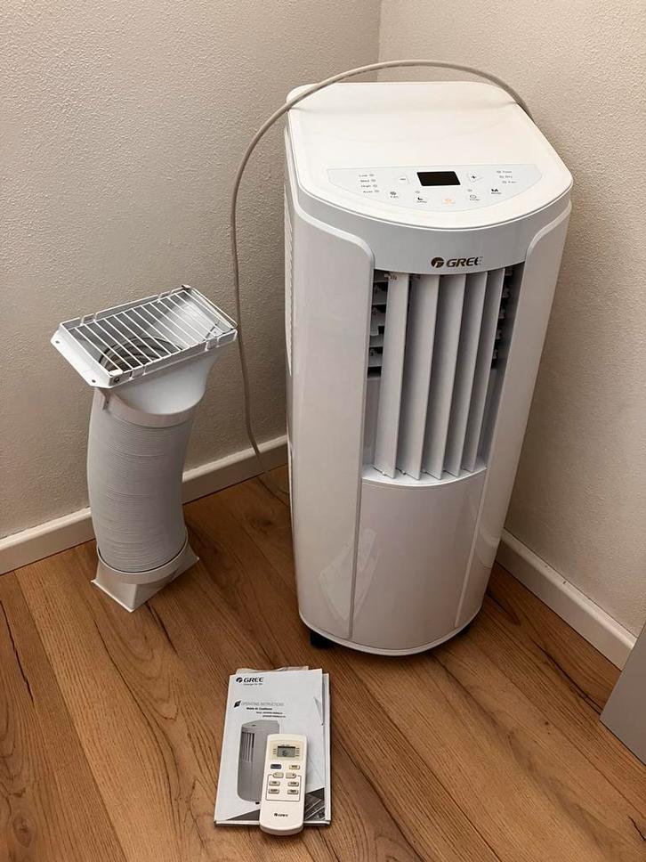 Te koop, mobiele airco., Witgoed en Apparatuur, Airco's, Zo goed als nieuw, Mobiele airco, 60 tot 100 m³, 3 snelheden of meer