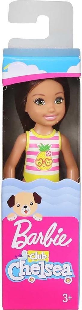 Barbie Club Chelsea Beach Doll, Pineapple Bathing Suit 