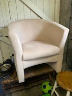 Mooie stoel met klein brandvlekje, Huis en Inrichting, Fauteuils, Gebruikt, Minder dan 75 cm, Ophalen of Verzenden, Stof