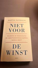 Martha Nussbaum - Niet voor de winst, Ophalen of Verzenden, Zo goed als nieuw, Martha Nussbaum