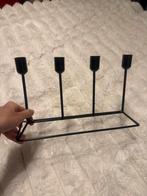 Candle holder, Gebruikt, 25 tot 50 cm, Zwart, Ophalen of Verzenden