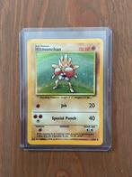 Hitmonchan holo Base Set, Ophalen of Verzenden, Gebruikt