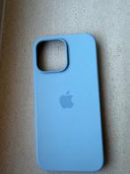 Origineel iPhone 14 Pro Max siliconen hoesje | Sky Blue, Ophalen of Verzenden, Gebruikt, IPhone 14 Pro Max, Frontje of Cover